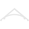 Ekena Millwork Pitch Legacy Architectural Grade PVC Gable Pediment, 60"W x 25"H x 1"P (10/12) GPP060X025X100LEG - alternate 5